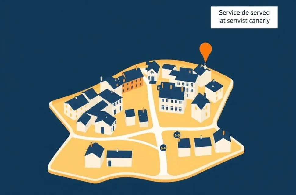 Carte du secteur d'intervention autour de Issy-les-Moulineaux (92130)